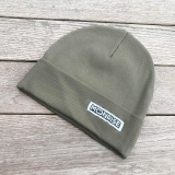 Rebrovaná čiapka organic - khaki