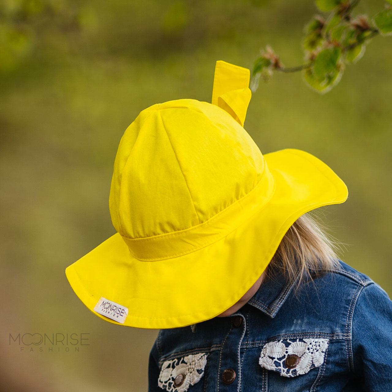 Dámsky klobúk yellow sun