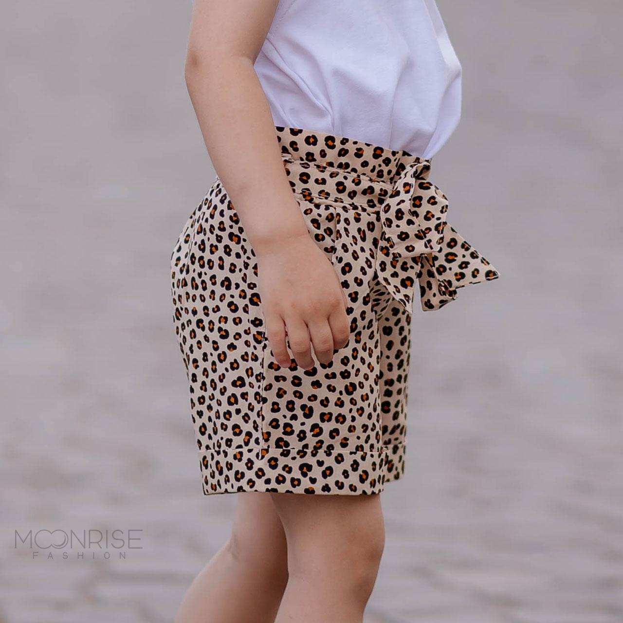Detské bavlnené kraťasy - leo sand