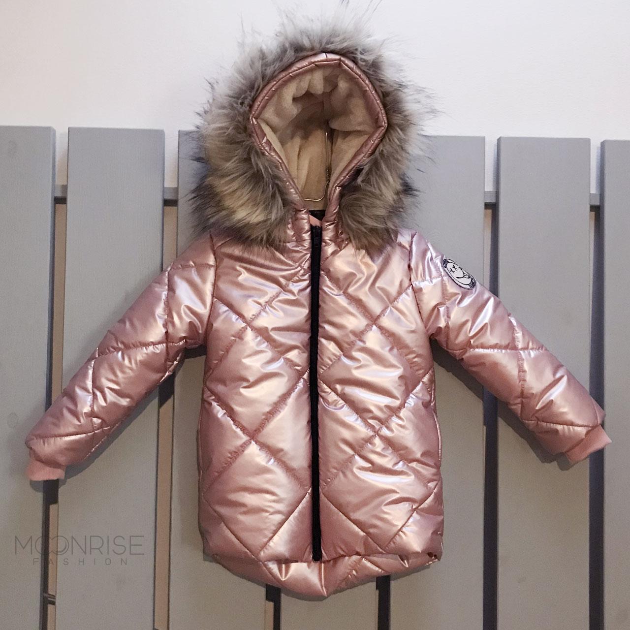 Detská zimná bunda - pink