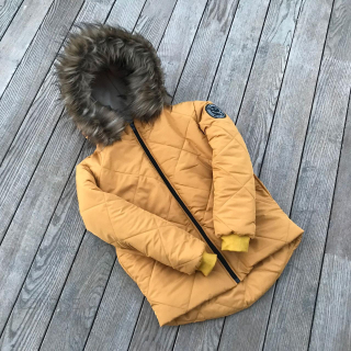 Detská zimná bunda - ochre