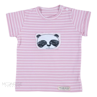 BIO pííískacie tričko Panda pink