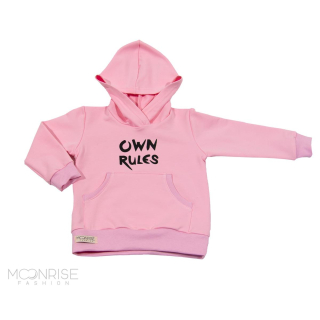 Detská mikina - OwnRules pink